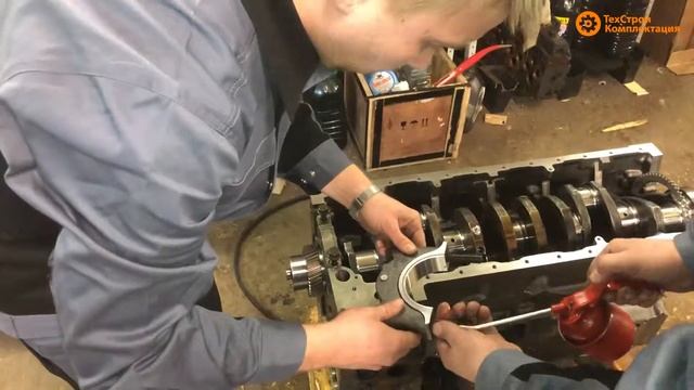 Шорт Блок двигателя Komatsu PC300-8 смотреть онлайн