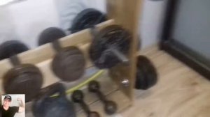 Тренажерный зал за пару бутылок водки. Съемный турник. Универсальная стойка для штанги и гантелей.