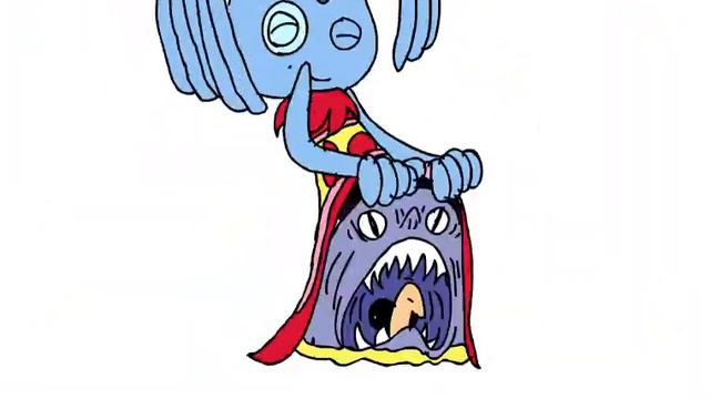 почему парикмахер осьминог носит платье | Parappa the rapper | практика смотреть онлайн