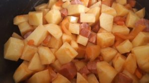 Суп на скорую руку//рецепт с колбасой//