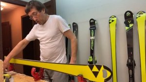 Подготовка новых лыж 1