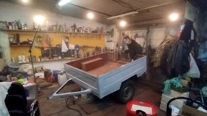 Восстановление прицепа ЗУБРËНОК с небольшими доработками