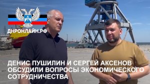 Денис Пушилин и Сергей Аксенов обсудили вопросы экономического сотрудничества