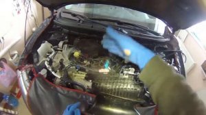 Nissan Rogue QR25DE  демонтаж впускного колектора