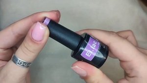 маникюр самой себе на правой руке / маникюр неудобной рукой / укрепление ногтей гелем на правой рук