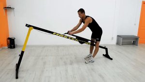 Статодинамическая тренировка на лыжном тренажере Master-ski. Развите плечевого пояса у лыжников