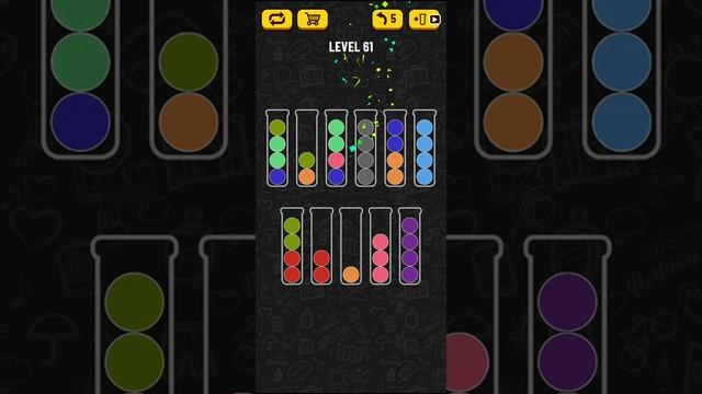 Ball Sort Puzzle - level 61