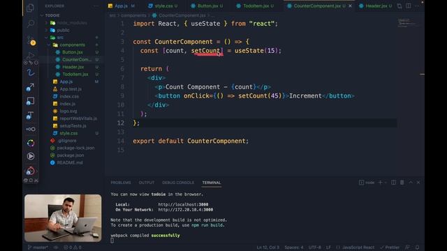 React Hooks | Understanding Hooks and useState hook in React | Complete React Tutorial Series