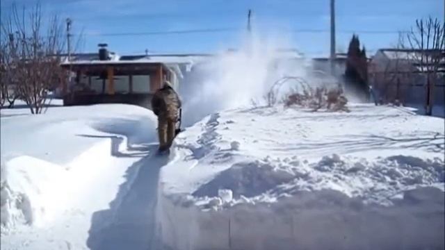 Снегоуборщик Прораб GST 61 S. Уборка снега. смотреть онлайн