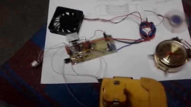 Пробная схема управления вентиляторами рекуператора. смотреть онлайн