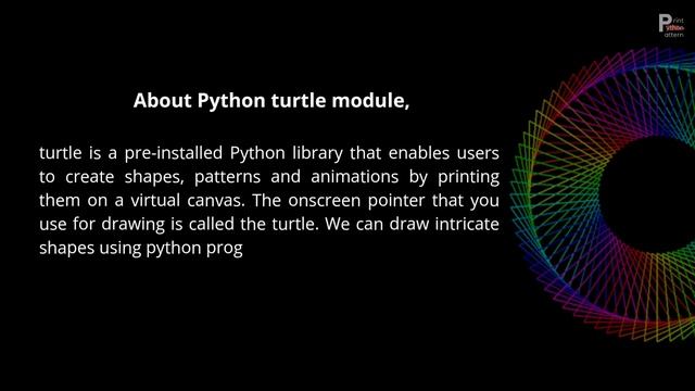 How to Print Patterns in Python using turtle module | Python Project 1h - with source code explaine