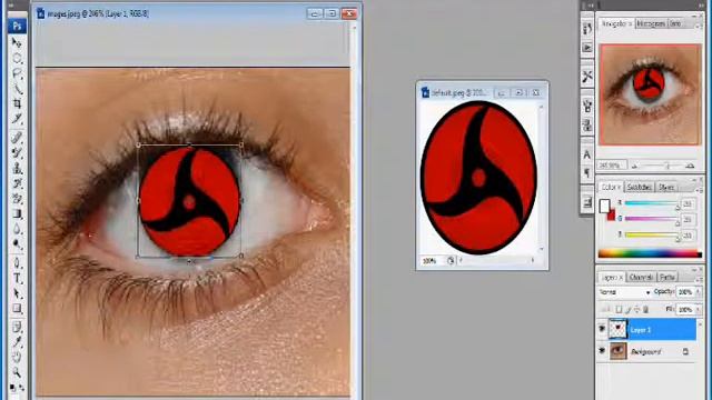 sharingan photoshop cs 3 смотреть онлайн