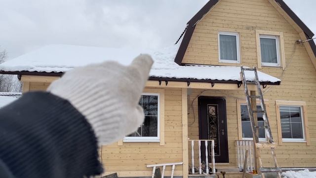 Стройка дома | Монтаж водостока смотреть онлайн