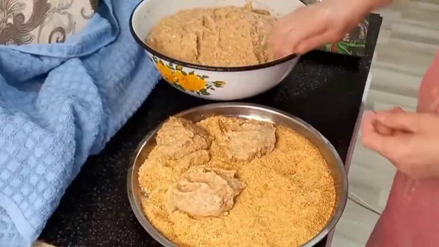 🍎👍Куриные котлеты.chicken cutlets.tavuk pirzola.#котлетыкуриные #фаршкуриный # смотреть онлайн