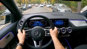 Mercedes GLA200 2021 | 1.3 163 HP | POV Test Drive اختبار القيادة