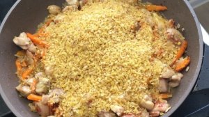 БУЛГУР с курицей и овощами! Легко, Вкусно и Полезно!