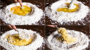 Рецепт теста для спагетти