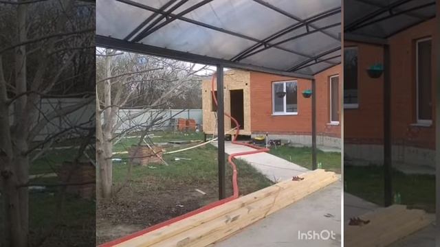 Строительство и утепление эковатой каркасной пристройки