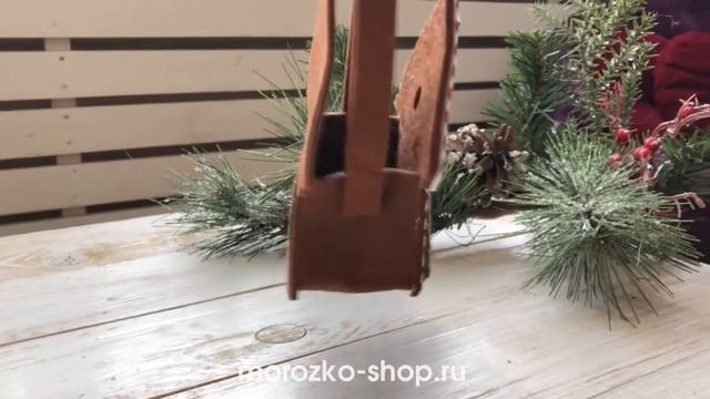 Сумочка для подарков ПРЯНИЧНЫЙ ДОМИК, фетр, 10х12 см    22-5680 смотреть онлайн