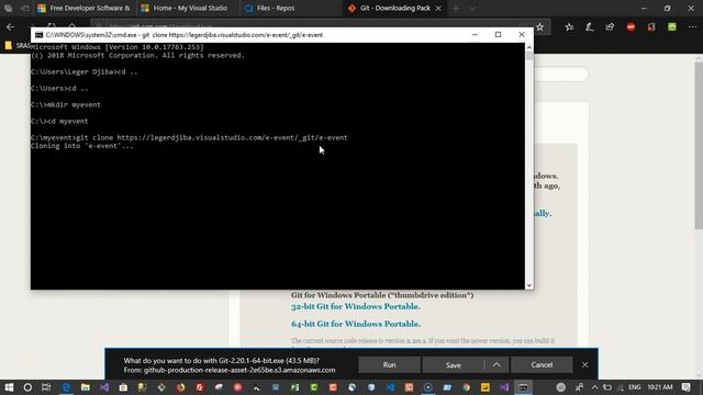 Présentation générale de Visual Studio 2019 - Partie 2 : Visual studio + Git + Azure DevOps смотреть онлайн