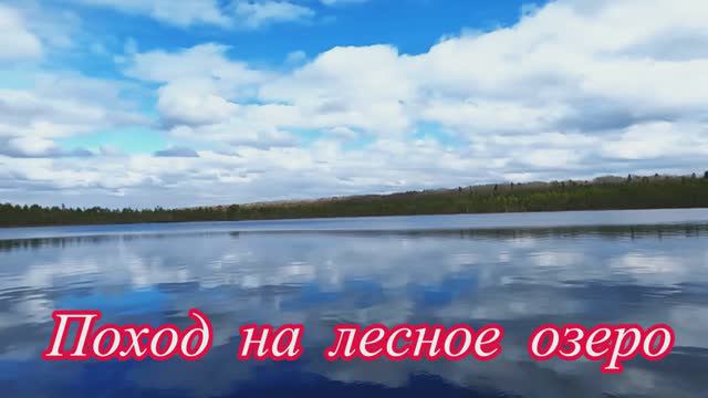 Первый выход на рыбалку по открытой воде на поплавок. Идём пешком на лесное озеро.