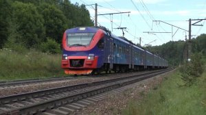 Электропоезд ЭП2Д-0083 ЦППК РЭКС Москва - Калуга