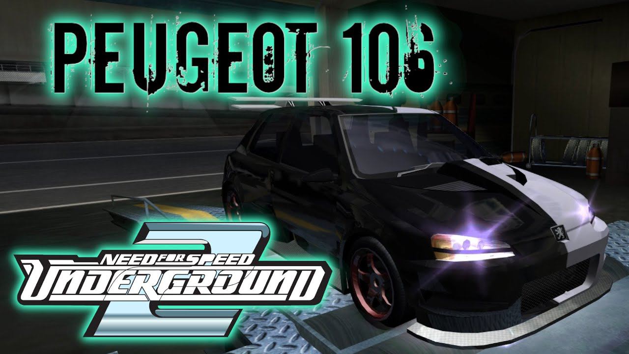 Peugeot 106 stock vs. stage 1,2,3+ nitro Need for Speed Underground 2