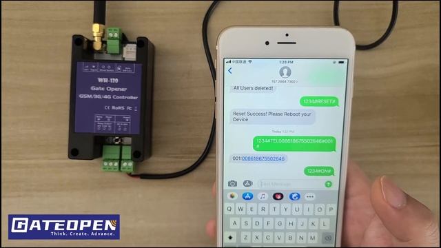WH-120 GSM Gate Door Opener смотреть онлайн