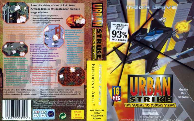 Sega Mega Drive 2 (Smd) 16-bit Urban Strike Полное прохождение смотреть онлайн