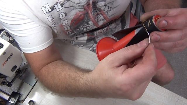 Перетяжка руля. Шов для руля Италия. Как шить своими руками?