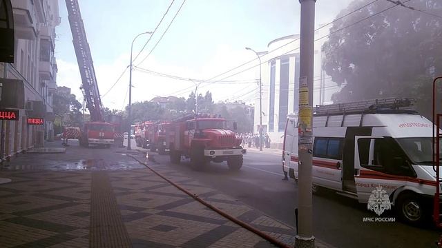 ? #МоментыСлужбы – тушение пожара в Краснодаре в июле 2019