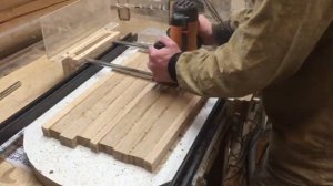 Торцевая разделочная доска с гастроемкостью. Мой первый опыт.