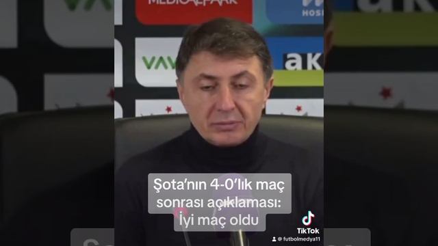 Karagümrük TD Şota Arveladze: Mutluyuz. İyi maç oldu. Güzel goller attık. İnşallah devamı gelecek.