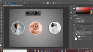 Simple Way To Apply Clipping Masks On Shape, Text and Brush Strokes In Photoshop CC