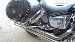 HONDA SHADOW ACE 720(выхлоп)
