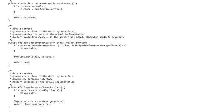 Code Review: ServiceLocator for easy and central access to replaceable parts смотреть онлайн