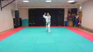 14. 2-й Дан. Чун-Чжан Туль / Choong Jang TuI (Pattern) - Taekwon-Do ITF. Master Ri Yong Il (DPRK).
