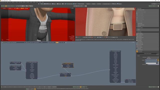 Modo | Octane Render: Procedural Leather Texture