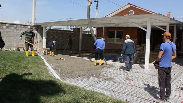 Печатный бетон своими руками смотреть онлайн