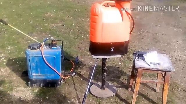 Аккумуляторный опрыскиватель, обзор и тестирование.