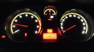 Opel Antara Пересвет приборной панели
