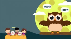 Owl Song Lyric Video - The Kiboomers Preschool Songs & Nursery Rhymes About Nocturnal Animals