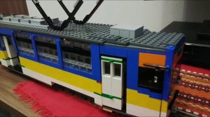 Lego трамвай Трамкар Т6М-700F (12 STUD MOC)