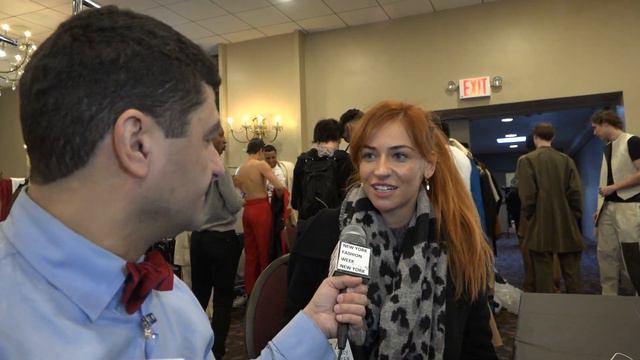 Mарина Демьяненко юрист и модель на неделе моды в Нью Йорке