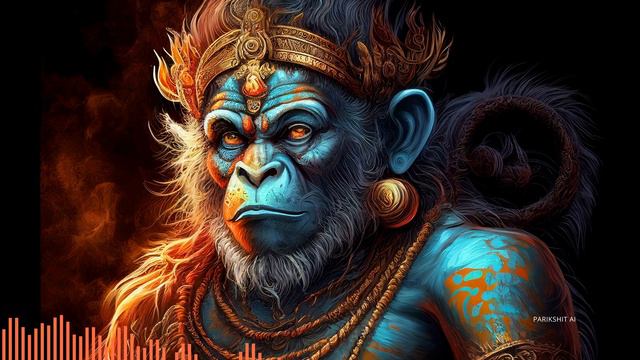 POWERFUL Hanuman Mantra Meditation Video | Midjourney