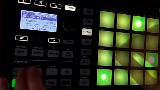 Брейкбит \ Breakbeat music on MIDI controller