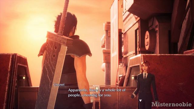 Cissnei and the Zack Fan club - Crisis Core Final Fantasy 7 Reunion