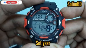 How To Setting Time Q&Q M146J003Y Digital Watch | Watch Repair Channel | SolimBD