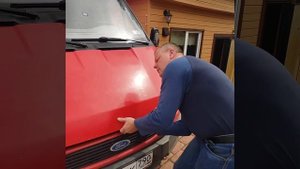 Как открыть капот Ford Transit