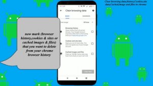 How to erase all cache cookies & history chrome on android 2021